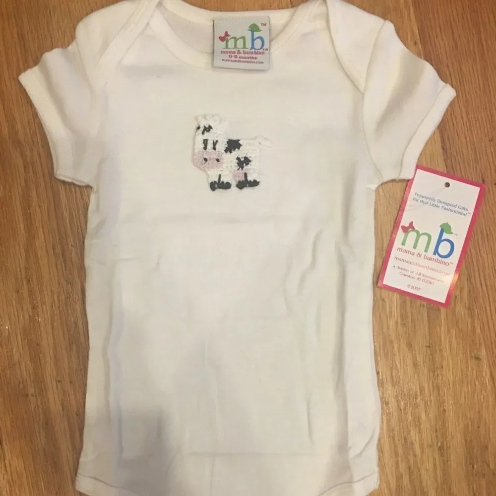 Newborn unisex onesie and hat set baby infant white